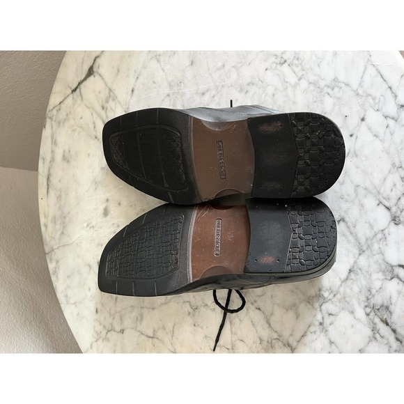 Florsheim Mens Alverson Square Toe Loafer Shoes Size 10.5 Black Leather - Picture 7 of 8